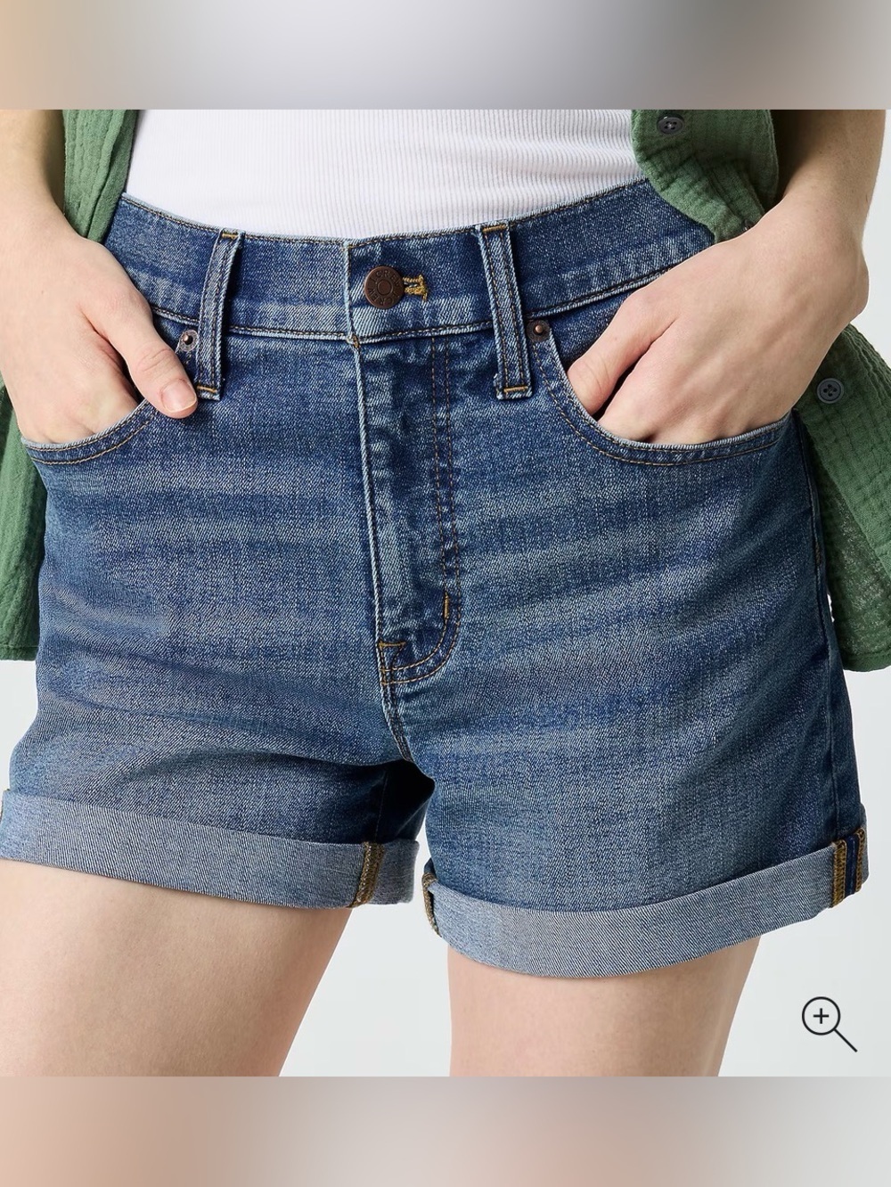 J.Crew High Waisted Jean Shorts size 26